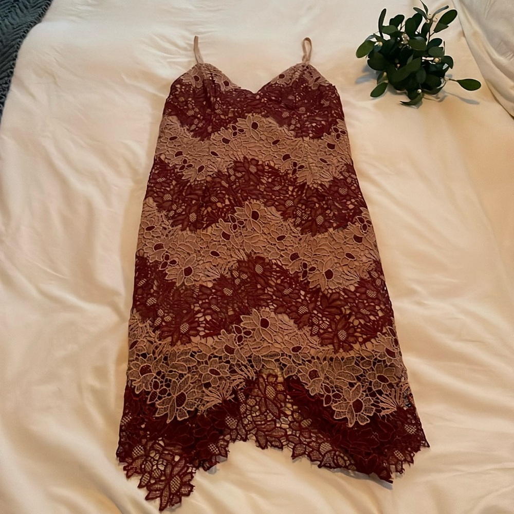 Lace cocktail dress